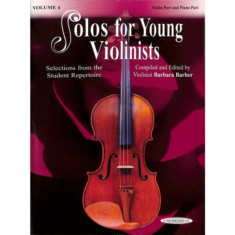 Titelbild für SBM 0991 - Solos for young violinists 4