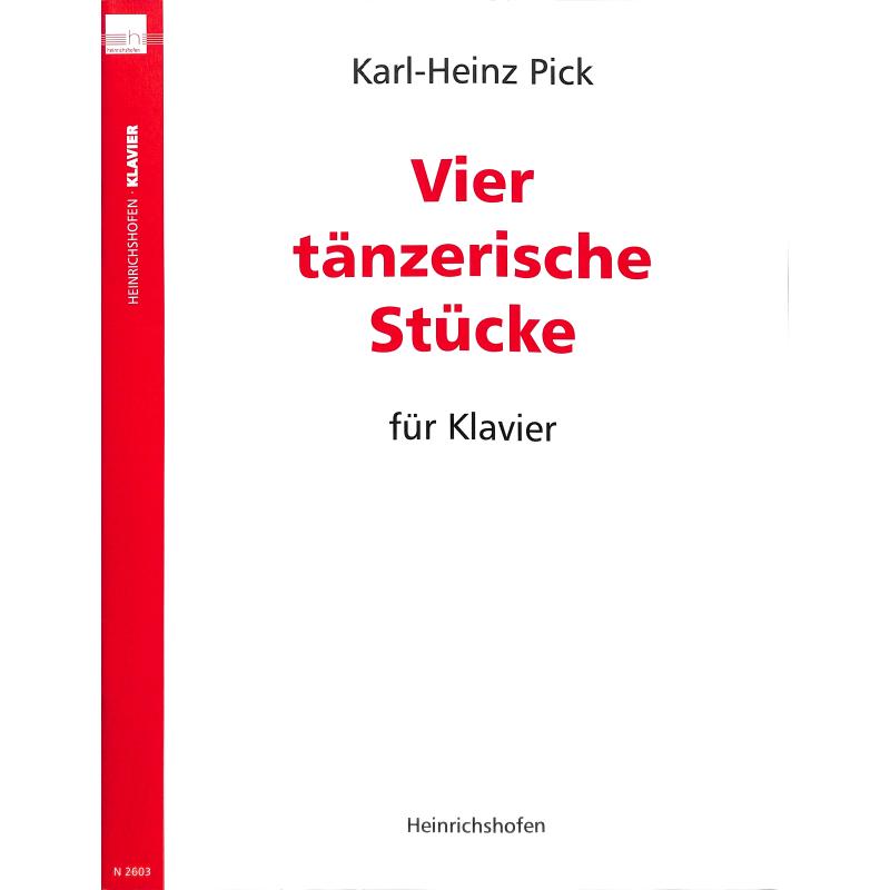 Titelbild für N 2603 - 4 TAENZERISCHE STUECKE