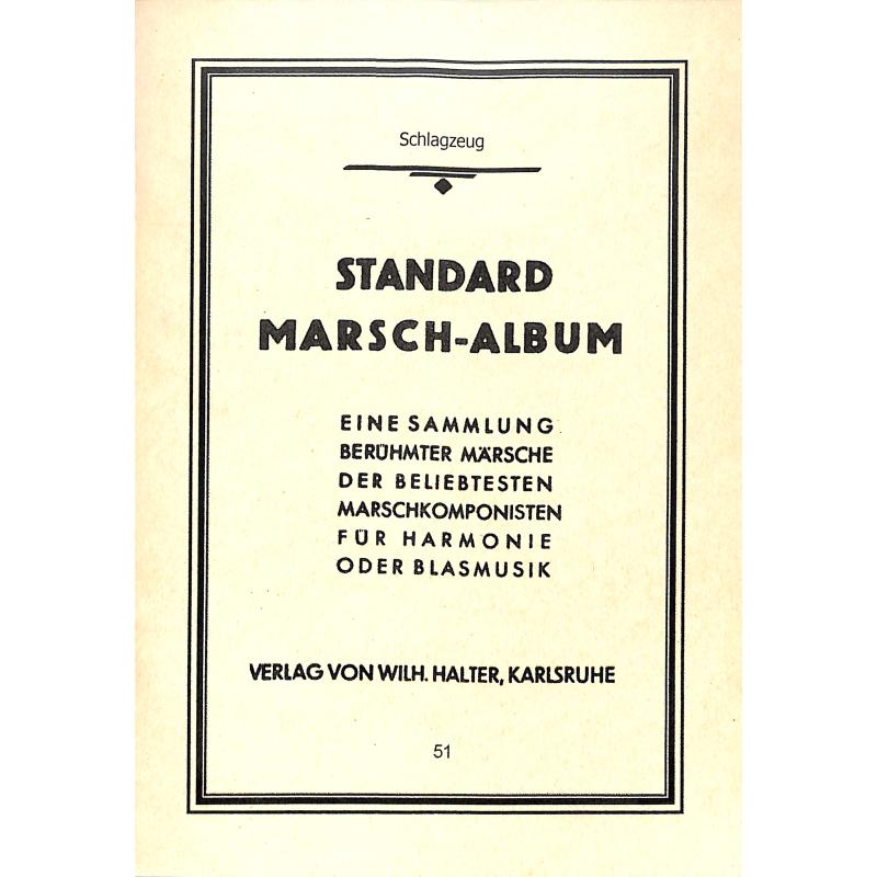 Titelbild für HAL 51-SCHLAGZ - STANDARD MARSCH ALBUM