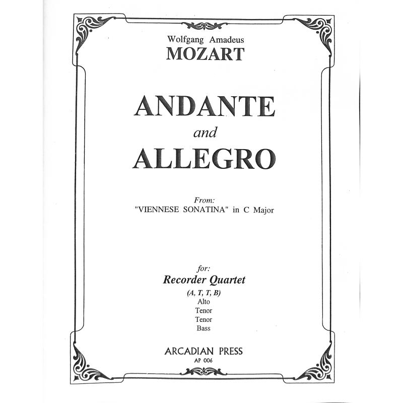 Titelbild für ARCADIAN 6 - ANDANTE + ALLEGRO (WIENER SONATINE C-DUR)