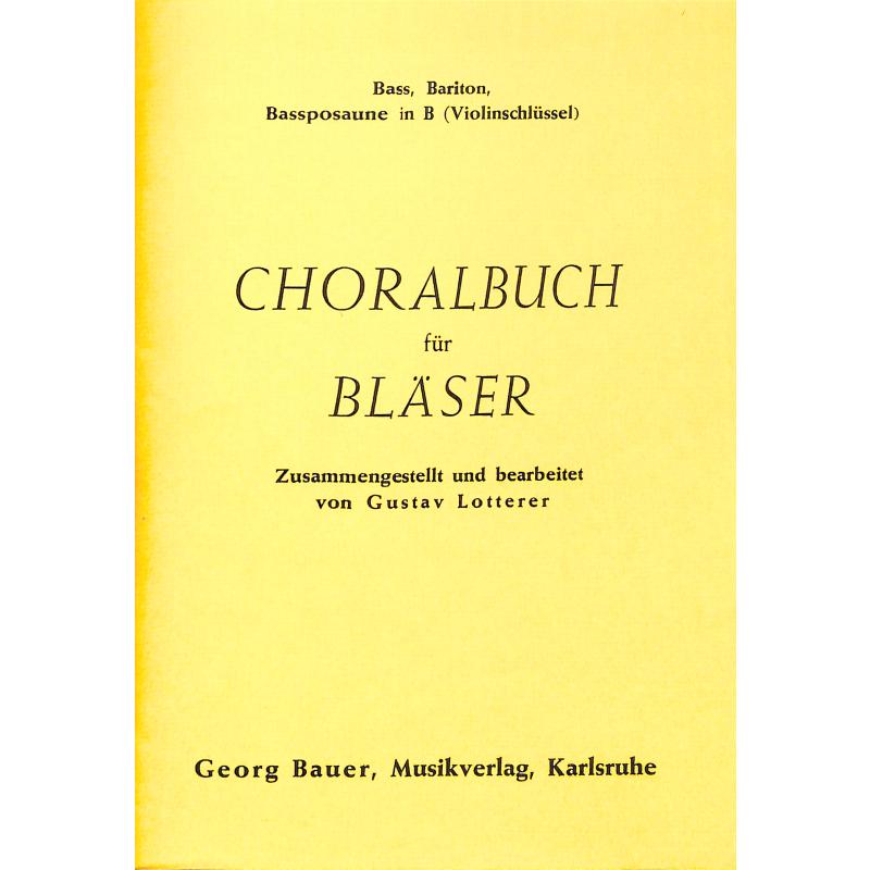 Titelbild für BAU 139-BARB - CHORALBUCH FUER BLAESER