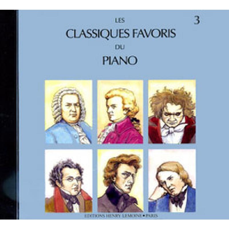 Titelbild für LEMOINE -P1046D - CLASSIQUES FAVORIS DU PIANO 3