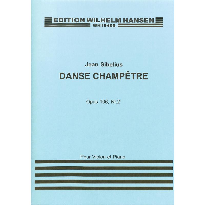 Titelbild für WH 19408 - DANSE CHAMPETRE OP 106/3
