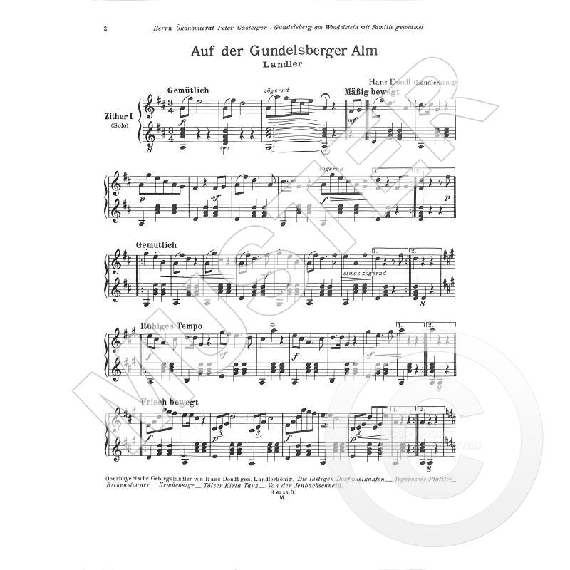 Titelbild für DONDL 6236-ZITH1 - AUF DER GUNDELSBERGER ALM