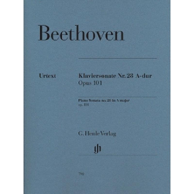 Titelbild für HN 792 - SONATE 28 A-DUR OP 101