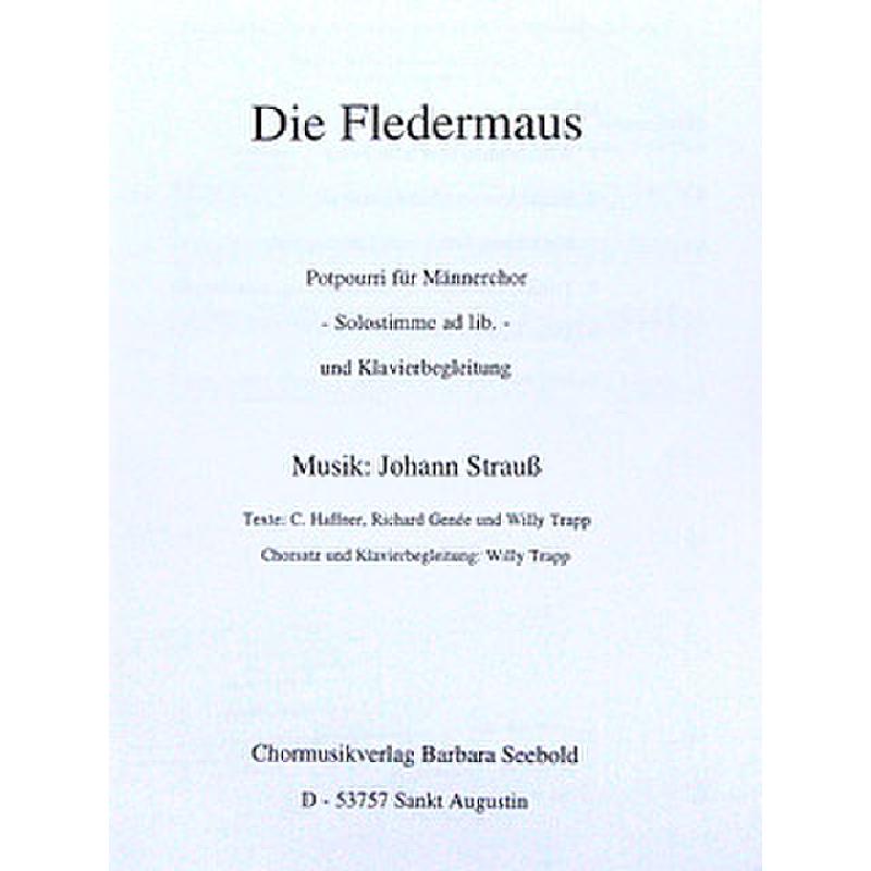 Titelbild für SEEBOLD -M10001 - FLEDERMAUS - POTPOURRI