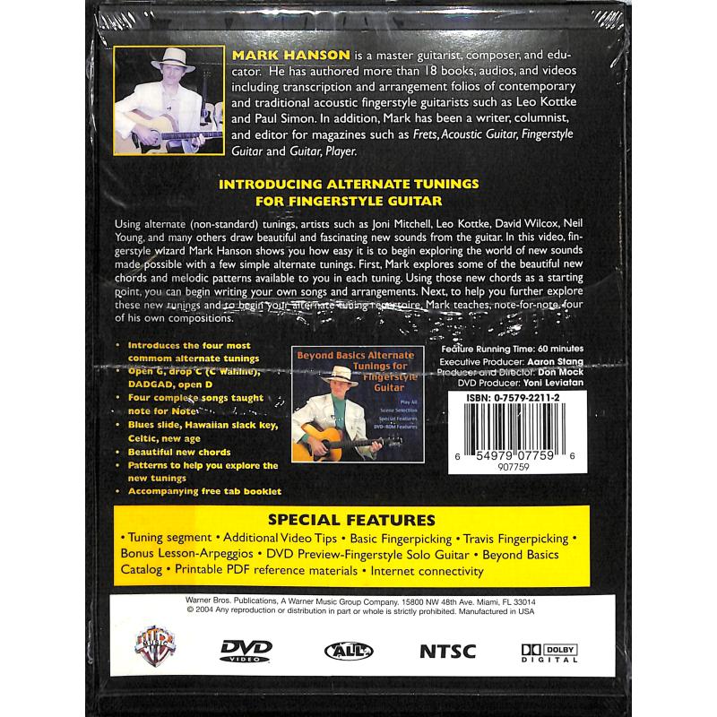 Notenbild für DVD 907759 - INTRODUCING ALTERNATE TUNINGS FOR FINGERSTYLE GUITAR