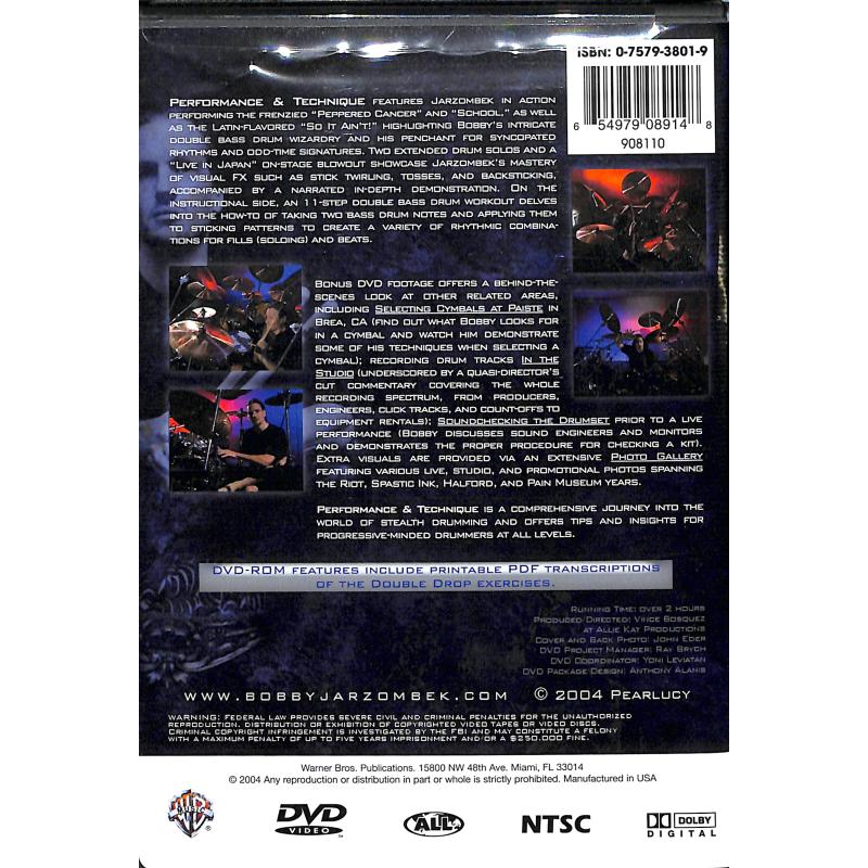 Notenbild für DVD 908110 - PERFORMANCE + TECHNIQUE