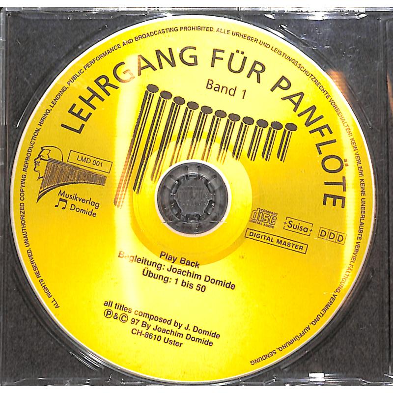 Titelbild für LMN 001-CD - LEHRGANG FUER PANFLOETE 1