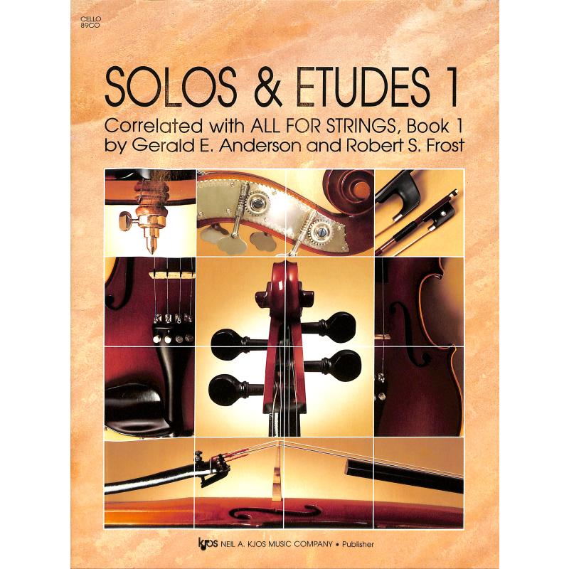 Titelbild für KJOS 89CO - SOLOS + ETUDES 1 (ALL FOR STRINGS)