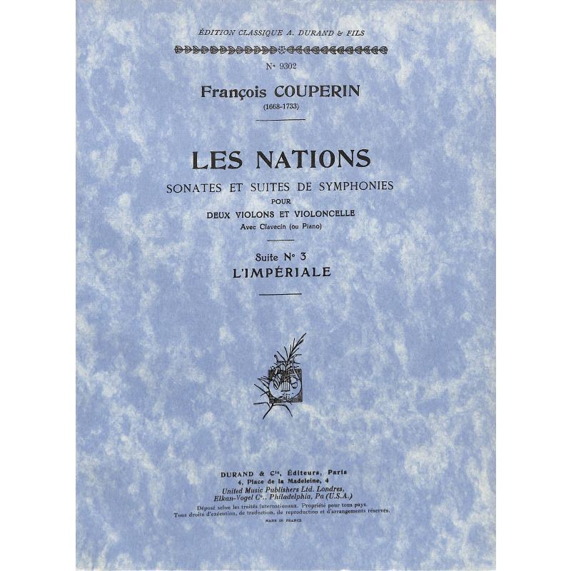 Titelbild für DUR 9302 - LES NATIONS - SUITE 3 L'IMPERIALE