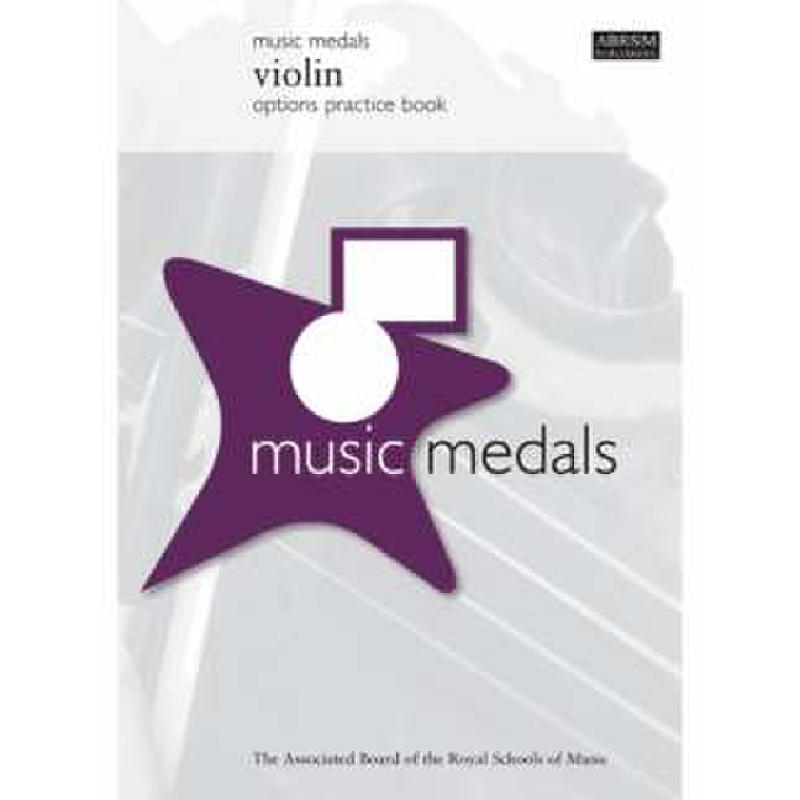 Titelbild für ABRSM 4909 - MUSIC MEDALS VIOLIN OPTIONS PRACTICE BOOK
