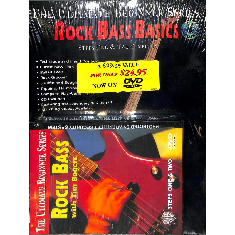 Titelbild für DVD 2001 - ROCK BASS BASICS 1 + 2
