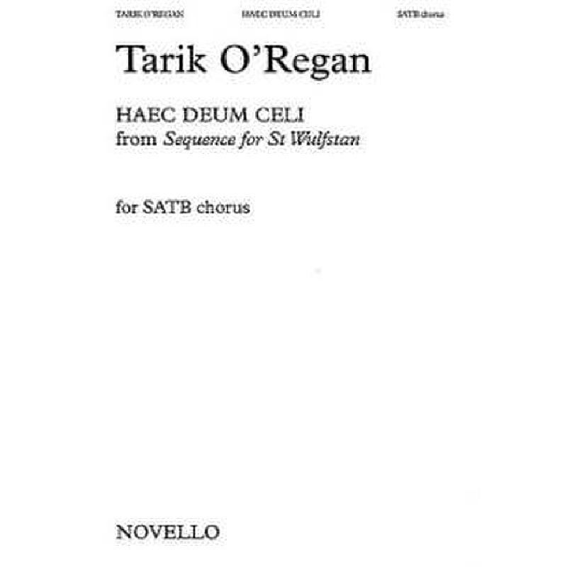 Titelbild für MSNOV 32296 - HAEC DEUM CELI (SEQUENCE FOR ST WULFSTAN)
