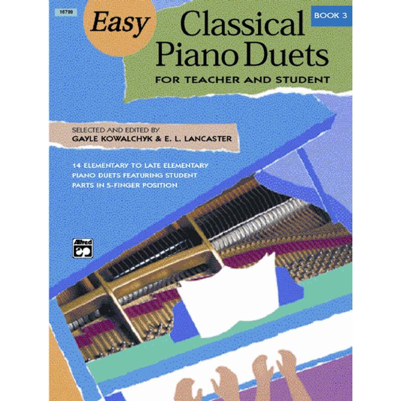 Titelbild für ALF 16799 - EASY CLASSICAL PIANO DUETS 3