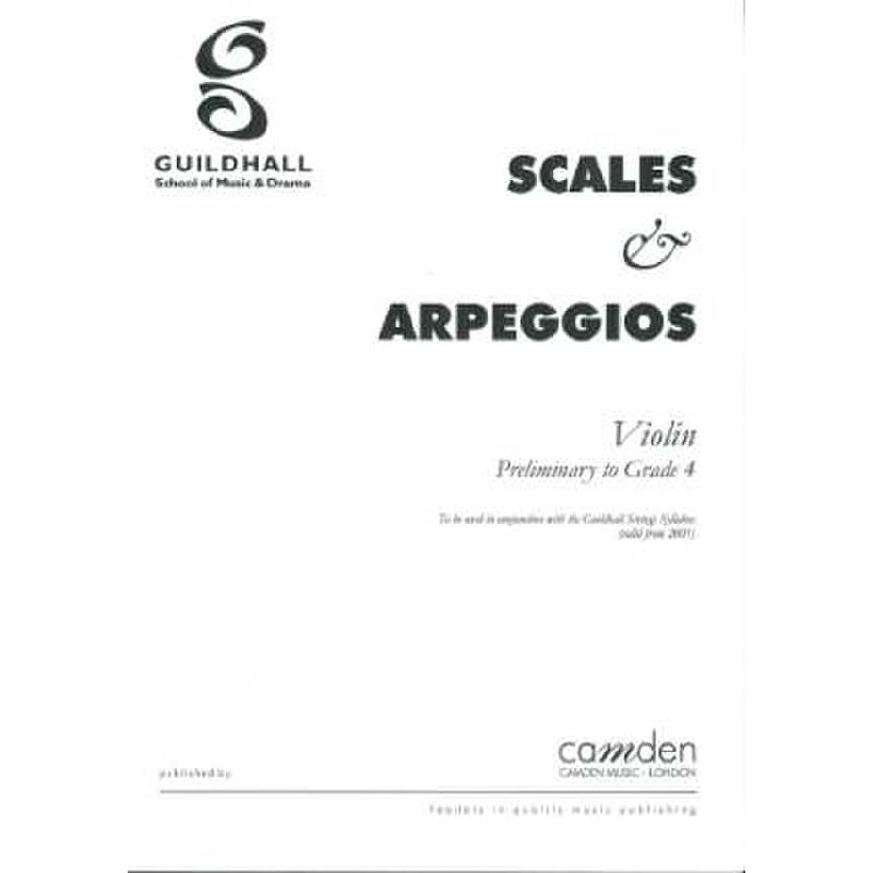 Titelbild für CAMDEN 199 - SCALES + ARPEGGIOS - GRADE 4