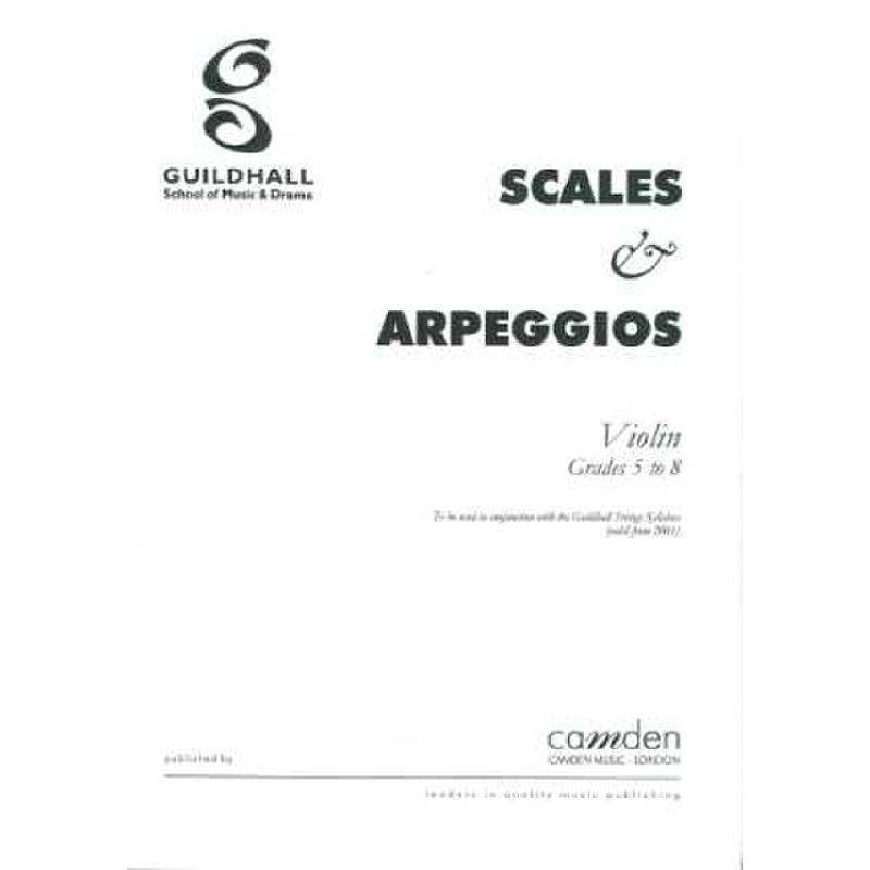 Titelbild für CAMDEN 200 - SCALES + ARPEGGIOS - GRADES 5-8