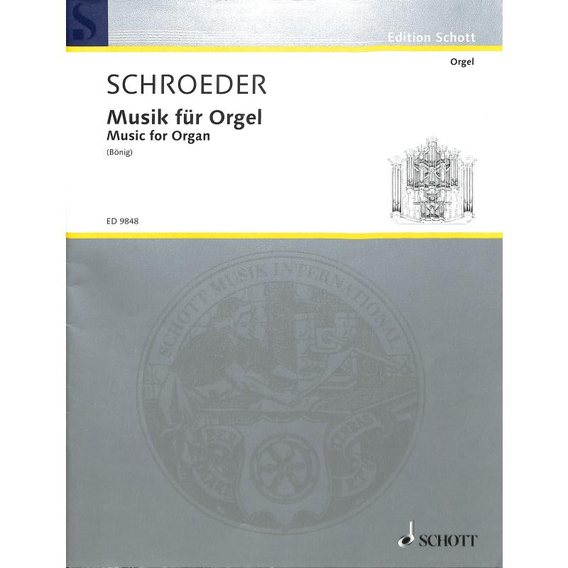 Titelbild für ED 9848 - MUSIK FUER ORGEL
