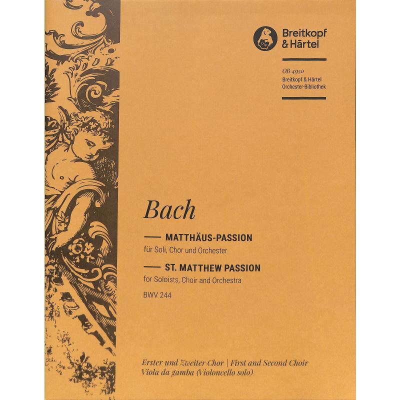 Titelbild für EBOB 4950-VDG - MATTHAEUS PASSION BWV 244