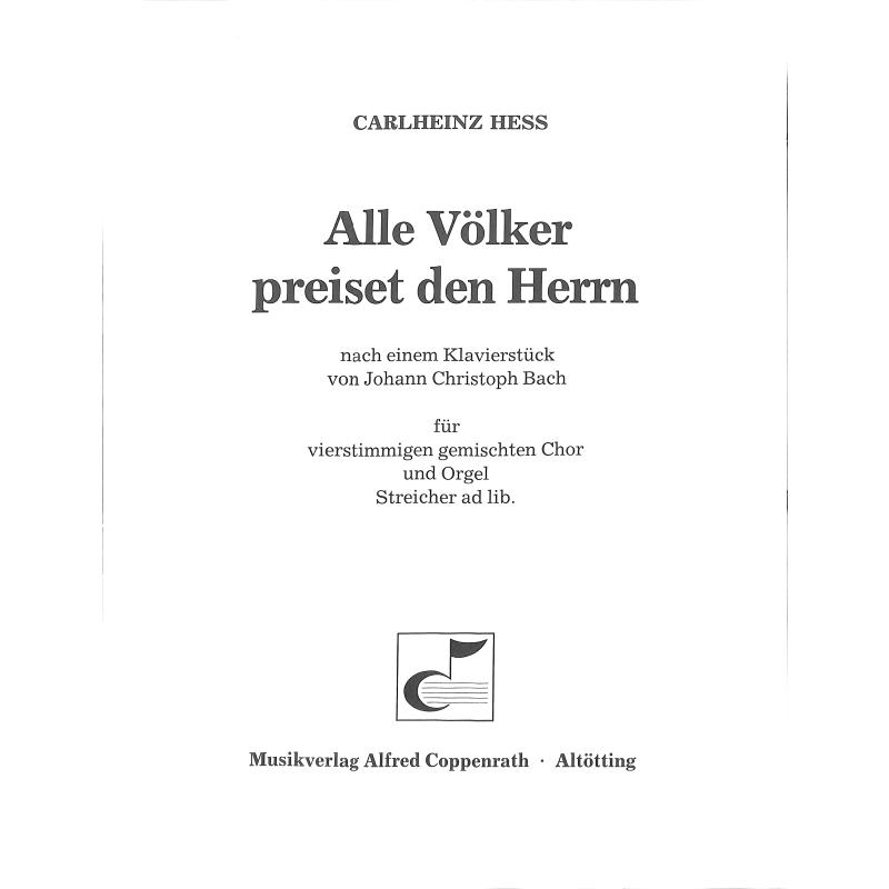Titelbild für COPP 50010-01 - ALLE VOELKER PREISET DEN HERRN