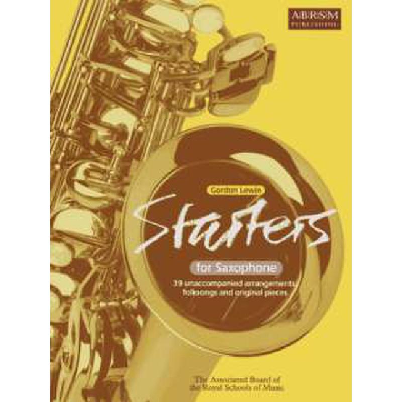 Titelbild für 978-1-85472-421-2 - Starters for saxophone