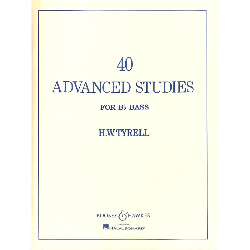 Titelbild für BH 2900063 - 40 ADVANCED STUDIES