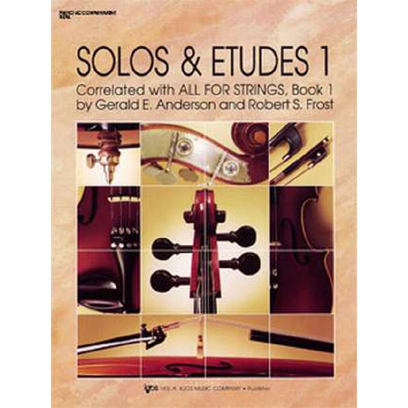 Titelbild für KJOS 89PA - SOLOS + ETUDES 1 (ALL FOR STRINGS)