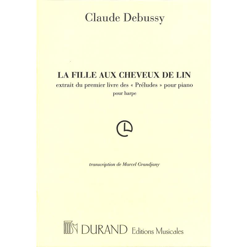 Titelbild für DD 12116 - La fille aux cheveux de lin (Preludes 1 Nr 8)