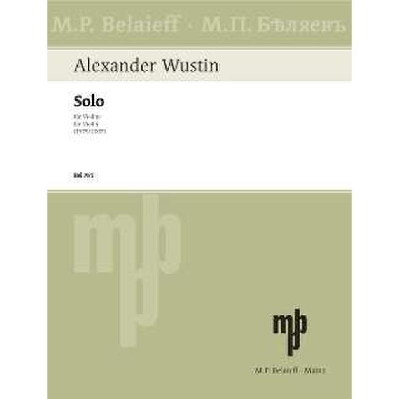 Titelbild für BEL 751 - SOLO (1975/2007)