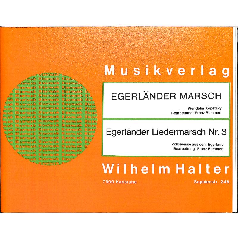 Titelbild für HAL 2530 - EGERLAENDER MARSCH + EGERLAENDER LIEDERMARSCH 3