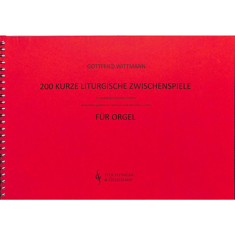 Titelbild für FEUCHT 03 - 200 KURZE LITURGISCHE ZWISCHENSPIELE IN DEN GEBRAEUCHLICHSTEN