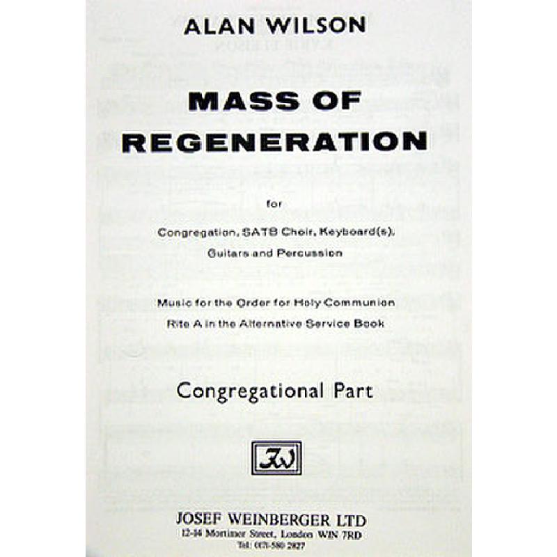Titelbild für WEINB 1064-12 - MASS OF REGENERATION