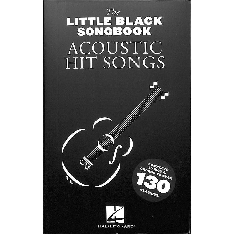 Titelbild für MSAM 92107 - THE LITTLE BLACK SONGBOOK - ACOUSTIC HIT SONGS