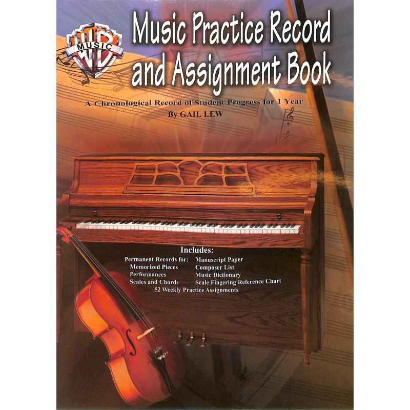 Titelbild für ELM 01023A - MUSIC PRACTICE RECORD AND ASSIGNMENT BOOK