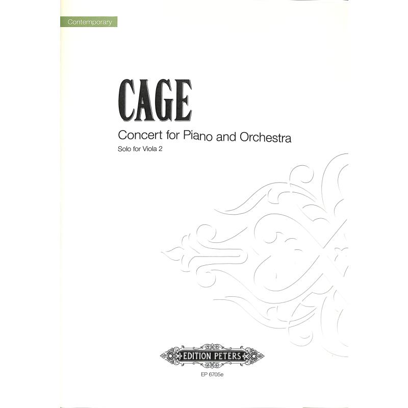 Titelbild für EP 6705E - CONCERT FOR PIANO + ORCHESTRA