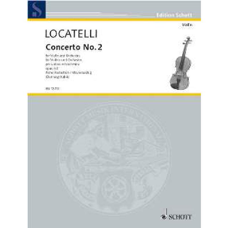 Titelbild für ED 12712 - CONCERTO C-MOLL OP 3/2 - VL ORCH