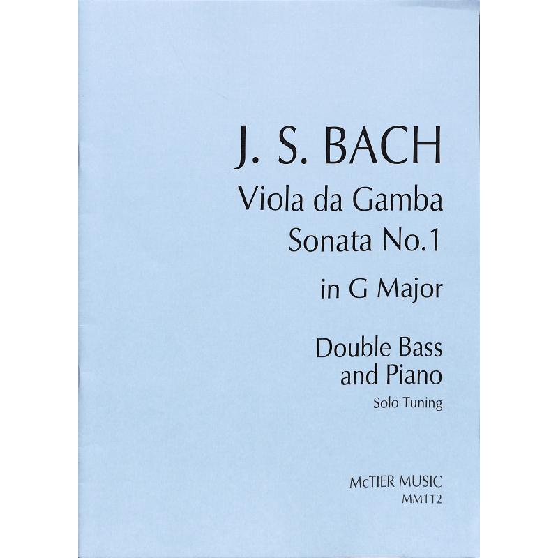Titelbild für SPARTAN -MM112 - SONATE G-DUR BWV 1027 FUER VDG BC
