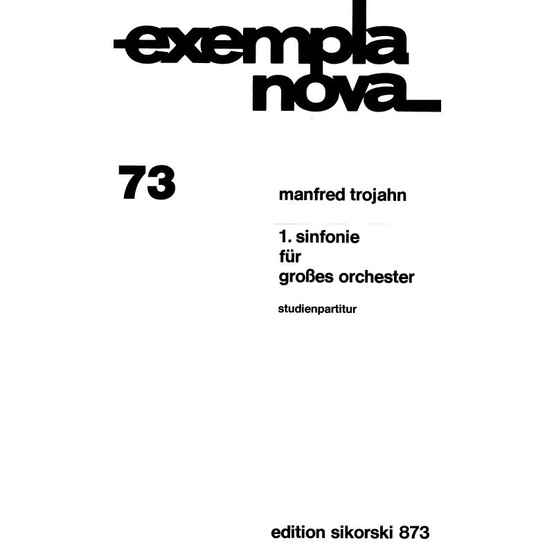 Titelbild für SIK 873 - SINFONIE 1