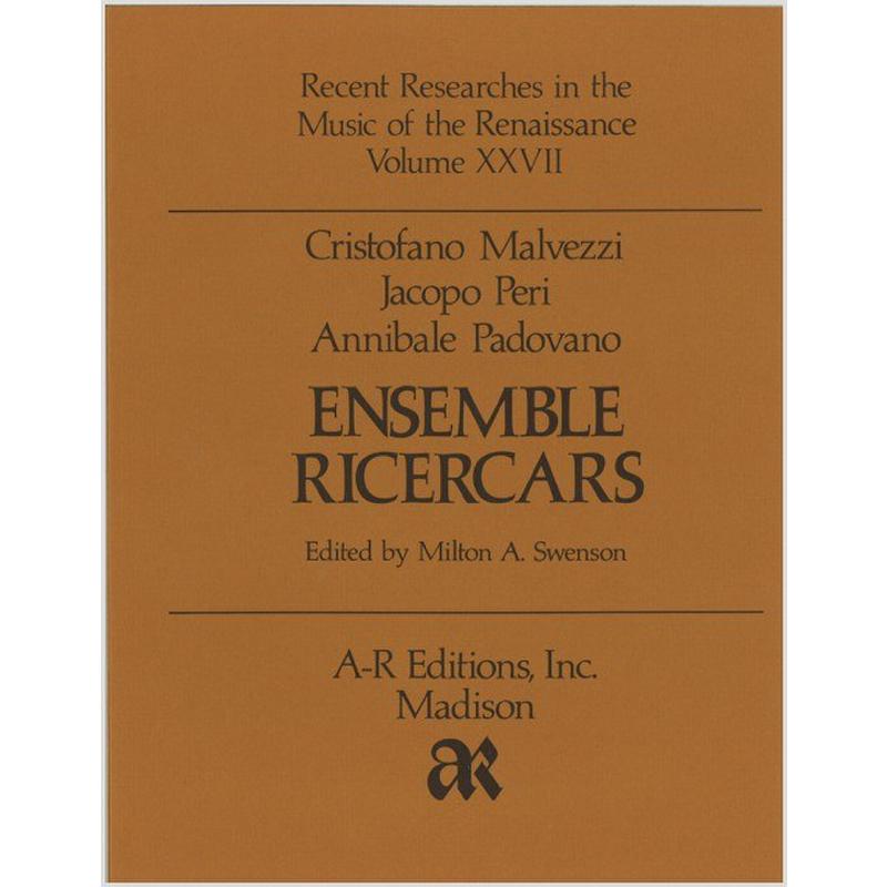 Titelbild für AREDITION -R027 - Ensemble ricercars