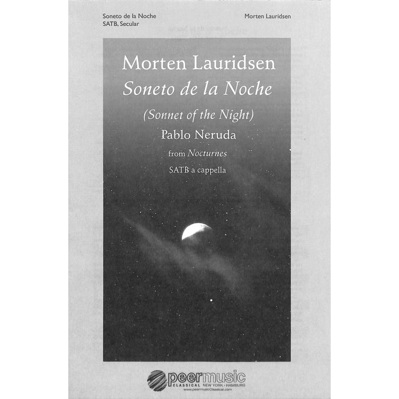 Titelbild für PEER 3603 - SONETO DE LA NOCHE (3 NOCTURNES 2)