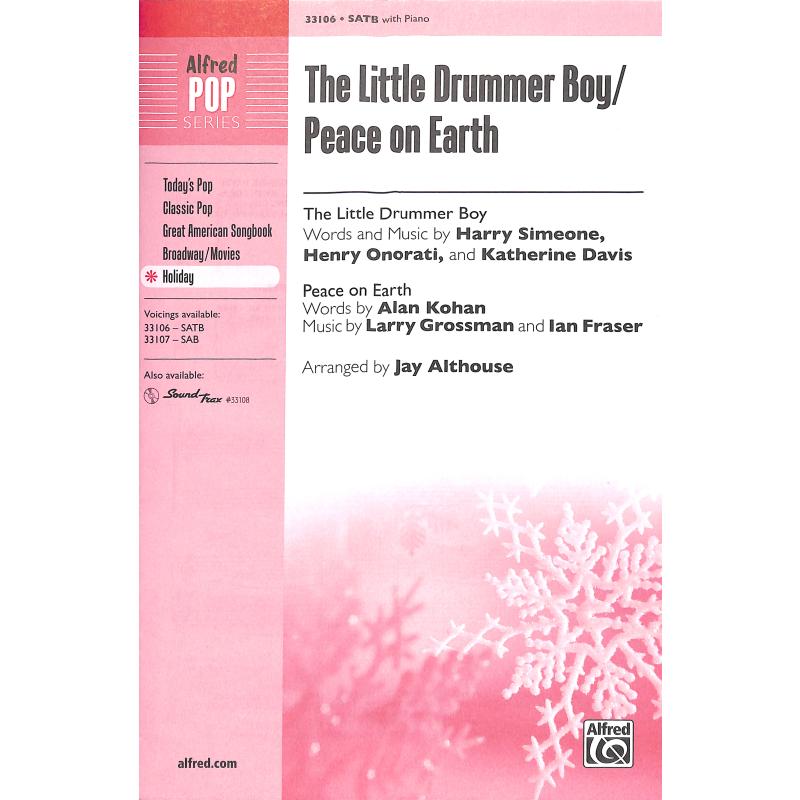 Titelbild für ALF 33106 - THE LITTLE DRUMMER BOY / PEACE ON EARTH