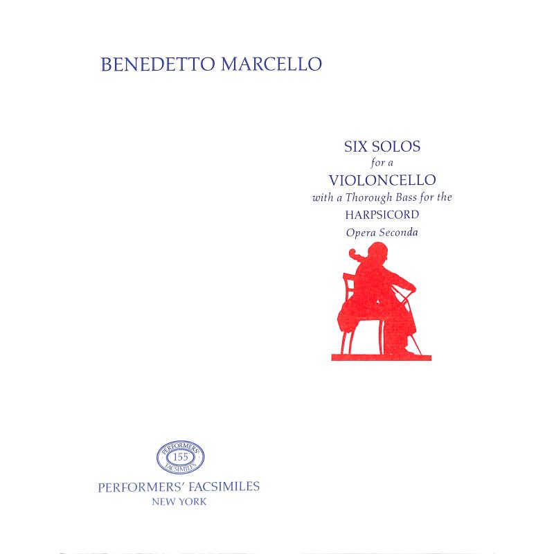 Titelbild für BROUDE PF155 - 6 SOLOS FOR A VIOLONCELLO WITH A