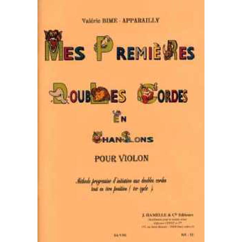 Titelbild für HA 9581 - MES PREMIERES DOUBLES CORDES EN CHANSONS