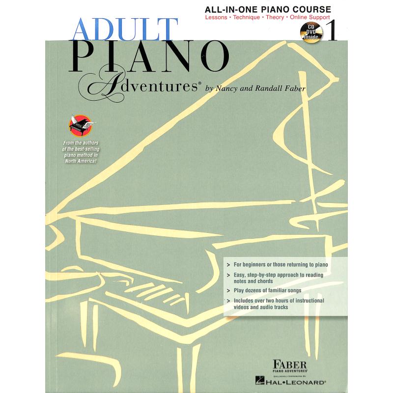 Titelbild für HL 420243 - Adult piano adventures 1