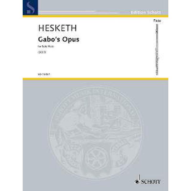 Titelbild für ED 13051 - GABO'S OPUS (2005)
