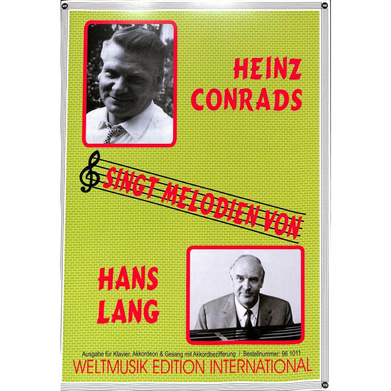 Titelbild für WM 961011 - HEINZ CONRADS SINGT MELODIEN VON HANS LANG