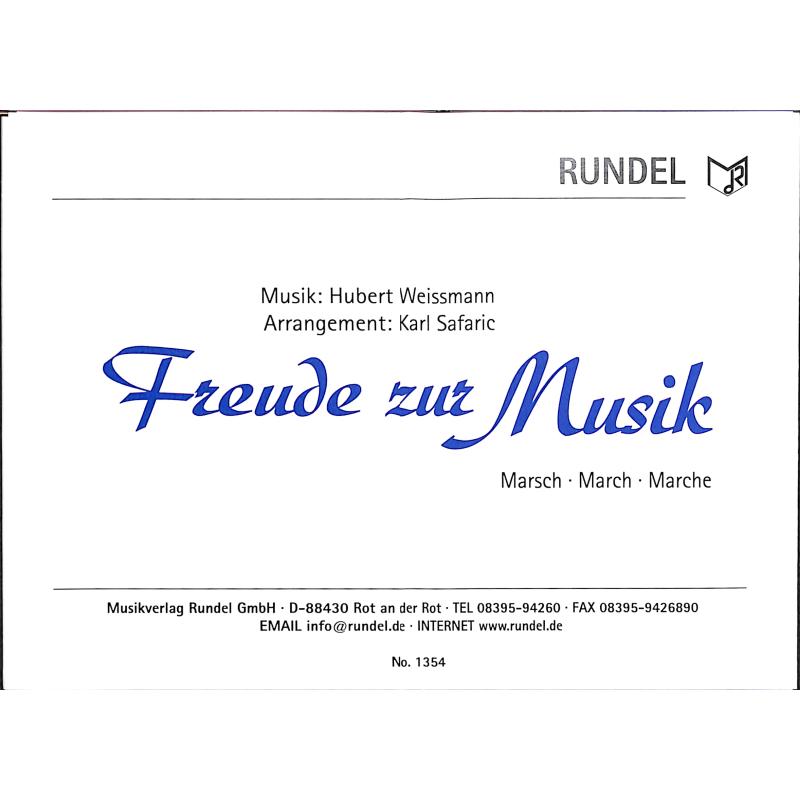 Titelbild für RUNDEL 1354 - FREUDE ZUR MUSIK