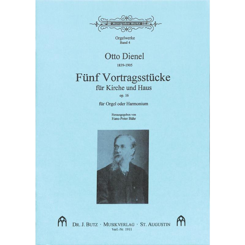 Titelbild für BUTZ 1911 - 5 VORTRAGSSTUECKE FUER KIRCHE + HAUS OP 16