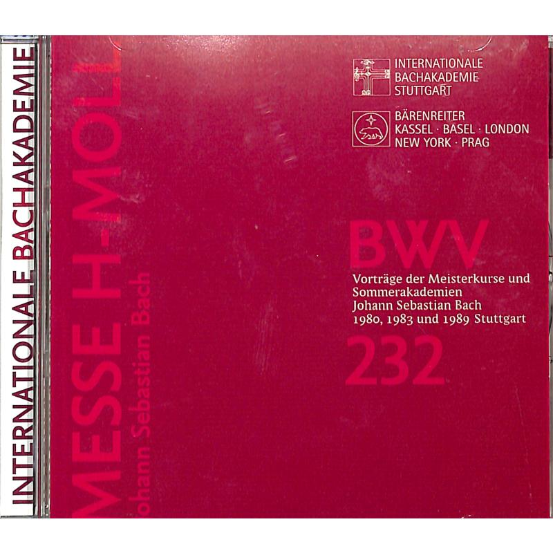 Titelbild für BABVK 1872 - MESSE H-MOLL BWV 232 - OPUS ULTIMUM