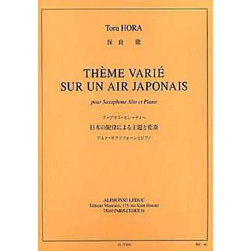 Titelbild für AL 29854 - THEME VARIE SUR UN AIR JAPONAIS